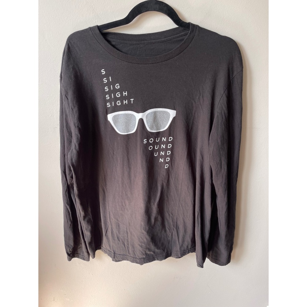 Bose Frames Sight and Sound Long Sleeve Graphic T-Shirt Black Tech Promo L